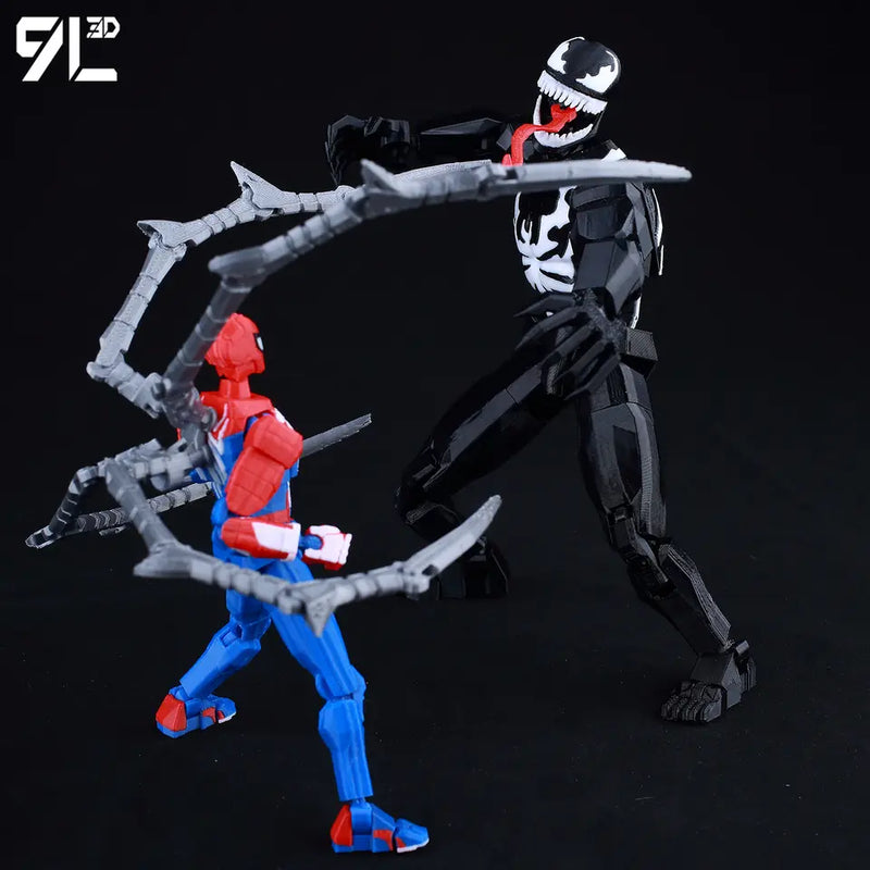 Superman and Batman Action Figure Poseable Collectible Hero Toy