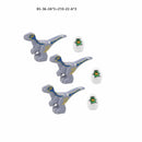 Jurassic World Mega Dino T Rex vs Raptor Building Blocks Battle Set