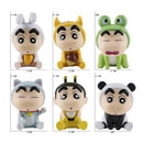 Crayon ShinChan 6 Piece Mini Figure Set PVC Collectible Kids Gift