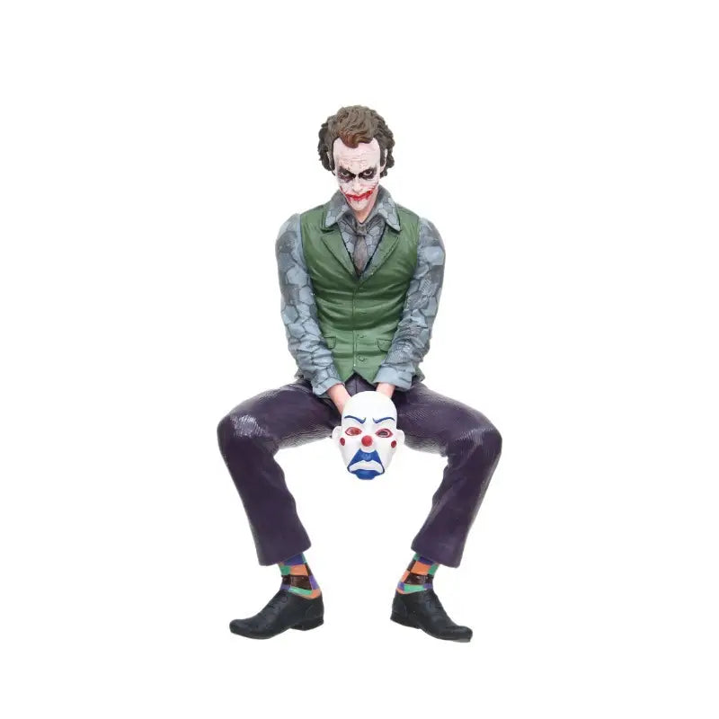 Heath Ledger Joker Portable Car Roof Mask Statue Collectible Figure Gift