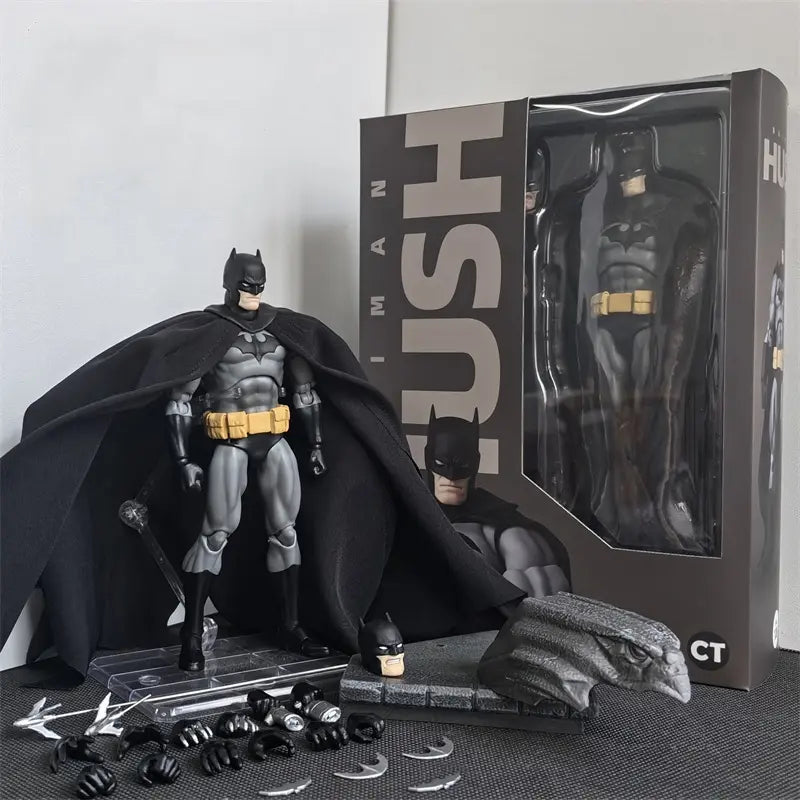 CT Toys Batman Hush Mafex 126 Movable DC Batman Action Figure Collectible