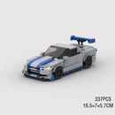 MOC City Racing Supercar Building Blocks R34 RX7 Supra Model