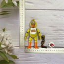 FNAF Nightmare Freddy Bonnie Foxy Chica Blacklight Frostbear Action Figures