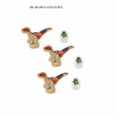 Jurassic World Mega Dino T Rex vs Raptor Building Blocks Battle Set