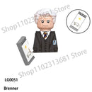 Upside Down Kids Action Figure Building Blocks Assembly Toy