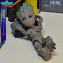 Groot Cute Baby Tree Man Articulated Action Figure Collectible Toy