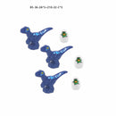 Jurassic World Mega Dino T Rex vs Raptor Building Blocks Battle Set