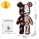Kawaii Bear Building Blocks Large 43cm Assembly Toy Home Decor Gift