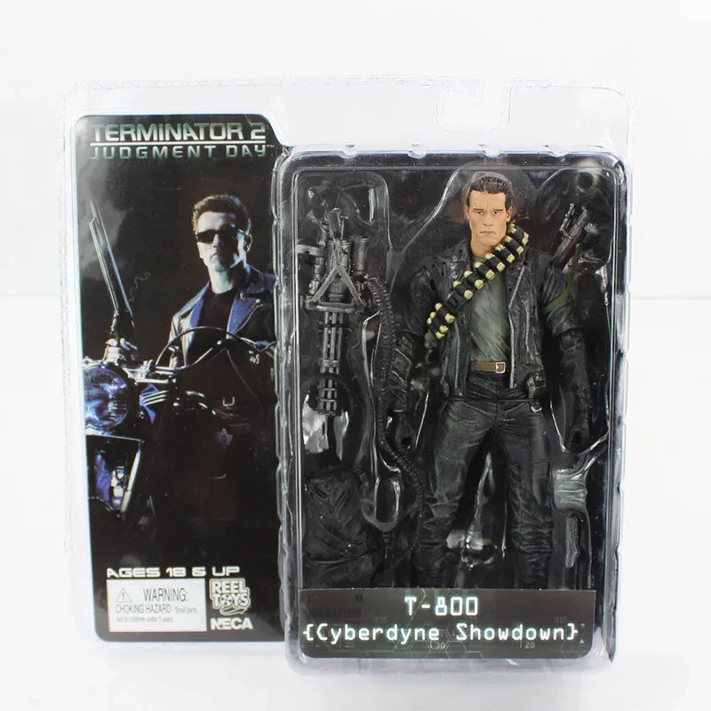 NECA The Terminator T-800 T-1000 Endoskeleton Action Figure