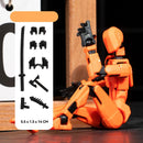 T13 Action Figure – Titan 13 Dummy Lucky 13 3D Printed Toy