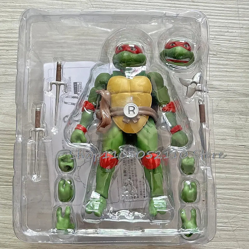 SHF Teenage Mutant Ninja Turtles 1990 Movie Raphael Leo Mikey Donnie Figure