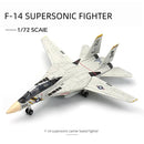 1 72 F 14 Tomcat Fighter Jet Building Blocks Military Model Toy