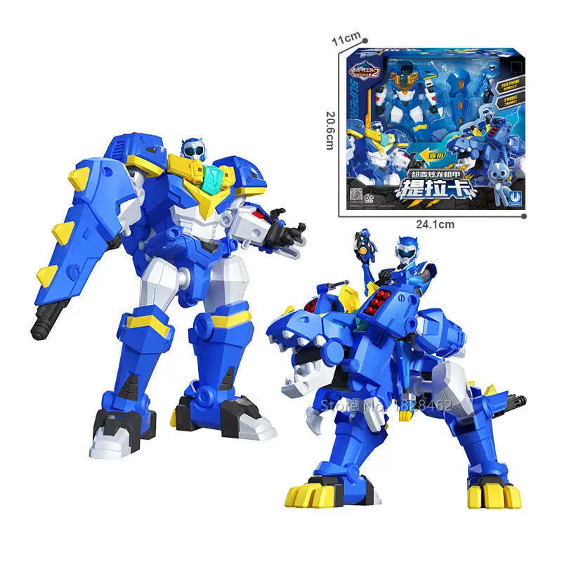 Mini Force Super Dino Power Transforming Robot Dinosaur Toy Figure