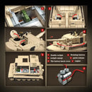 WW2 Heavy Tank Building Blocks Tiger I KV2 Panther Army Toy Gift