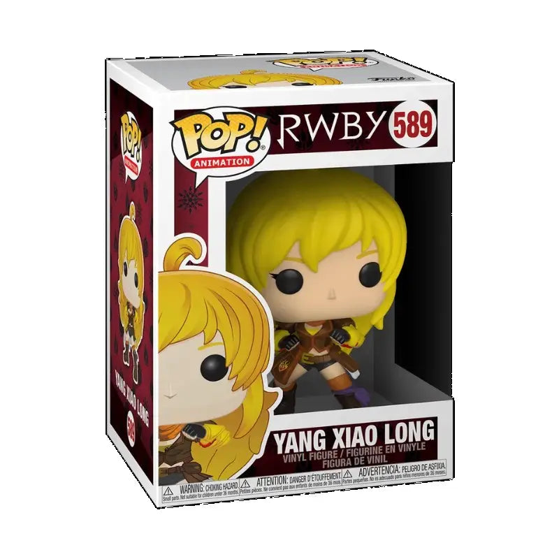 Funko Pop RWBY Ruby Rose Yang Xiao Long Weiss Schnee Collectible Figures