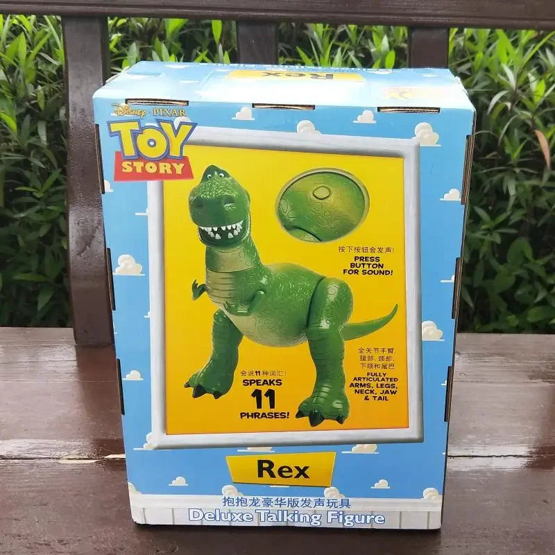 Disney Toy Story 4 Rex Action Figure – Green Dinosaur Toy for Kids