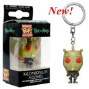 Funko Pocket Rick and Morty Keychain Figures Pickle Rick Meeseeks Snowball