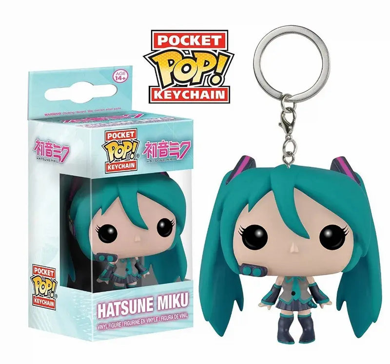 Hatsune Miku Pocket Pop Keychain Funko Vinyl Collectible Toy