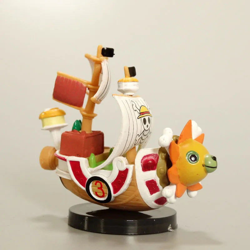 One Piece Ship Figure 10cm Mini Boat Thousand Sunny & Merry