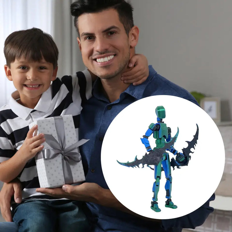 13 Multi Jointed Action Figure with Accessories Mechanical Body Toy Gift