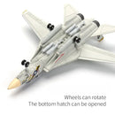 1 72 F 14 Tomcat Fighter Jet Building Blocks Military Model Toy