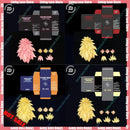 Dragon Ball SHF SSJ3 Vegito Bardock Goku Gogeta Head Accessories Kit