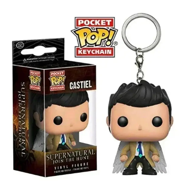 Supernatural Castiel Sam Dean Pocket Pop Keychain Collectibles