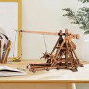 1:48 Wooden Trebuchet Model 3D Puzzle Ancient Siege Catapult DIY