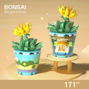 3D Flower Bouquet Building Blocks Bonsai Home Decor Assembly Toy