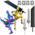 13 Multi Jointed Action Figure with Accessories Mechanical Body Toy Gift