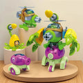 2025 Plants vs Zombies Robot Sunflower Cactus Corn Action Figure Set