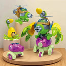 2025 Plants vs Zombies Robot Sunflower Cactus Corn Action Figure Set