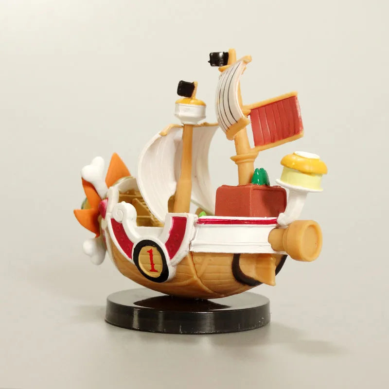 One Piece Ship Figure 10cm Mini Boat Thousand Sunny & Merry