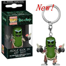 Funko Pocket Rick and Morty Keychain Figures Pickle Rick Meeseeks Snowball