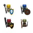 Medieval Dragon Knights Heavy Armor Building Bricks Action Figure Set 11pcs