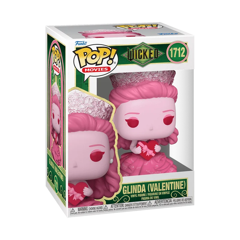 Funko Pop Wicked Elphaba and Glinda Valentine Figures Limited Edition