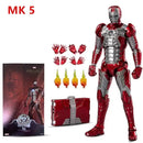 Iron Man MK1-MK50 Movable Action Figure 7-Inch Collectible Movie Toy