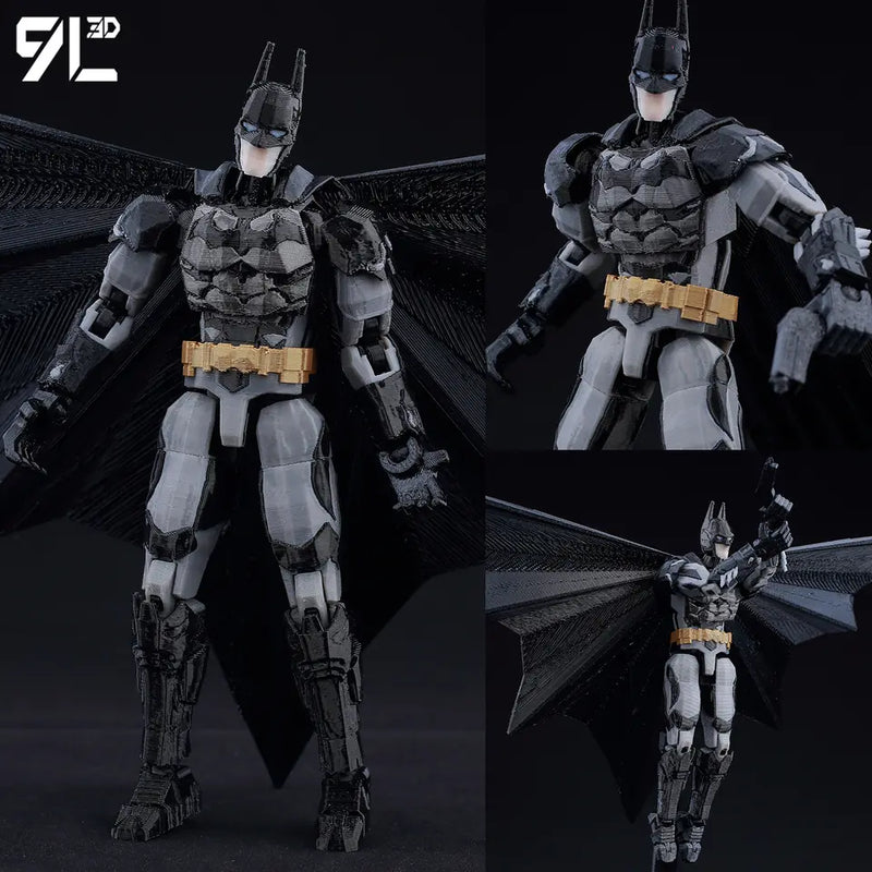 Superman and Batman Action Figure Poseable Collectible Hero Toy