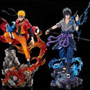 Naruto and Sasuke 23cm PVC Action Figure Anime Collectible Statue