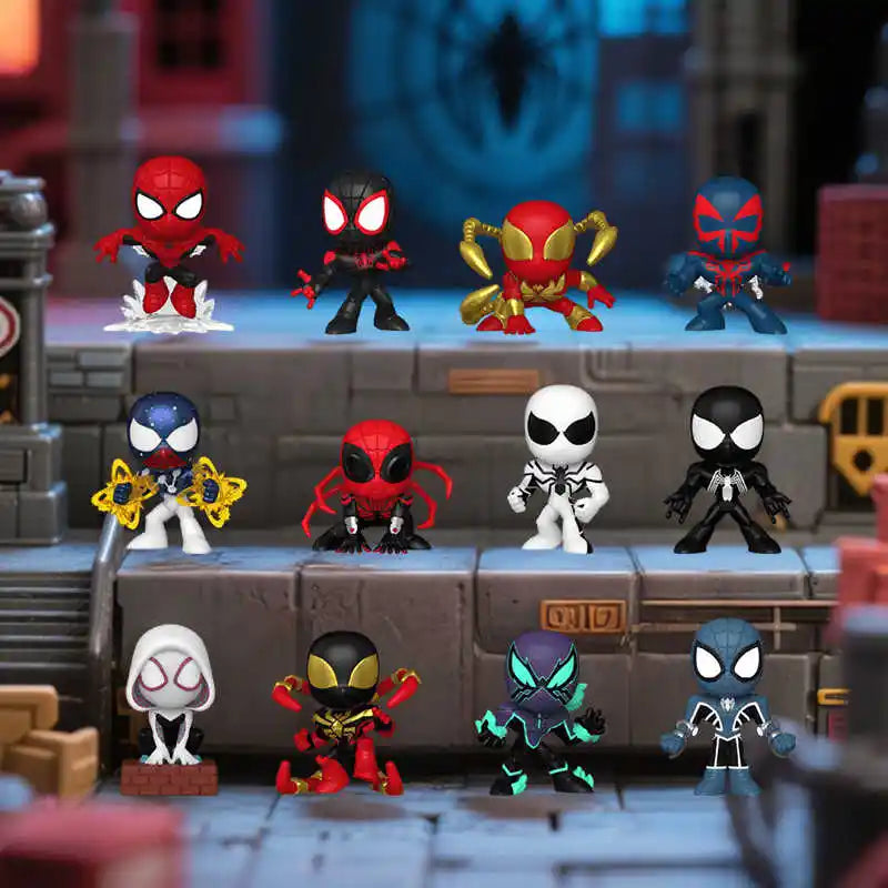 Funko Pop Marvel Spider-Man Blind Box Q Version Collectible Figure Toy Gift
