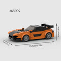 MOC City Racing Supercar Building Blocks R34 RX7 Supra Model