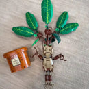 Creative Cartoon Grass and Plant Building Blocks Model Brick Set