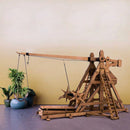 1:48 Wooden Trebuchet Model 3D Puzzle Ancient Siege Catapult DIY