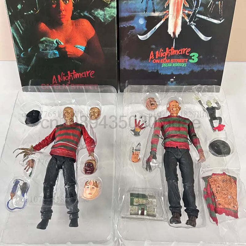 NECA Nightmare on Elm Street 3 Freddy Krueger Horror Action Figure 18cm