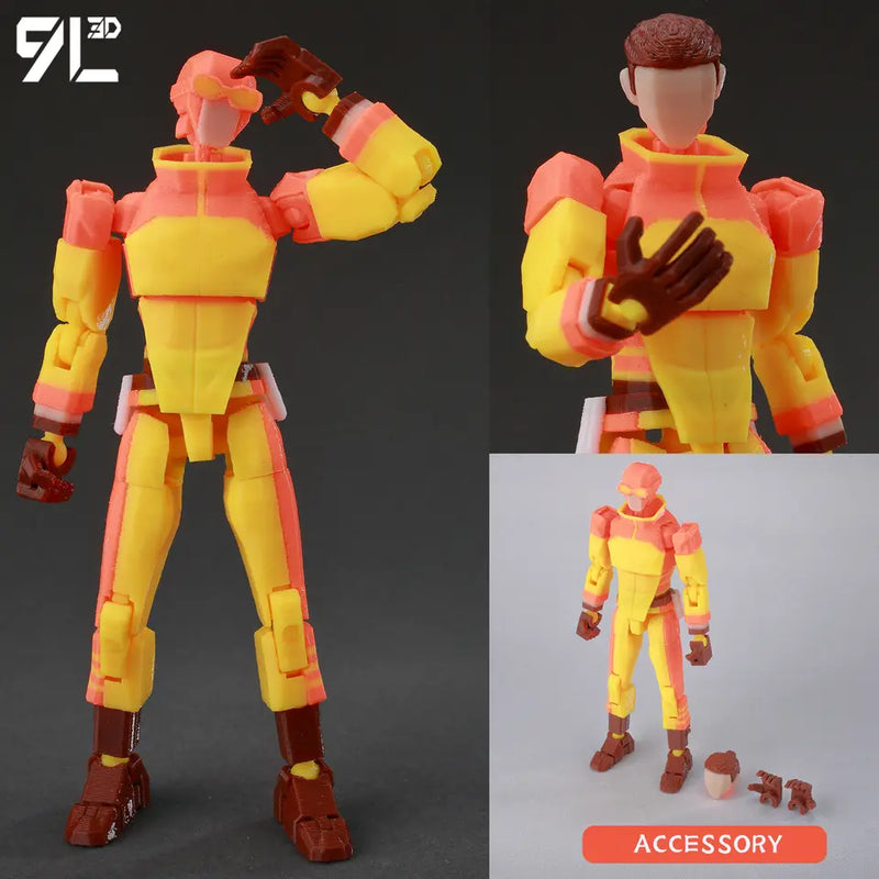 9L3D Printed Invincible 2.0 Superheroes Multi Jointed Action Figure Model