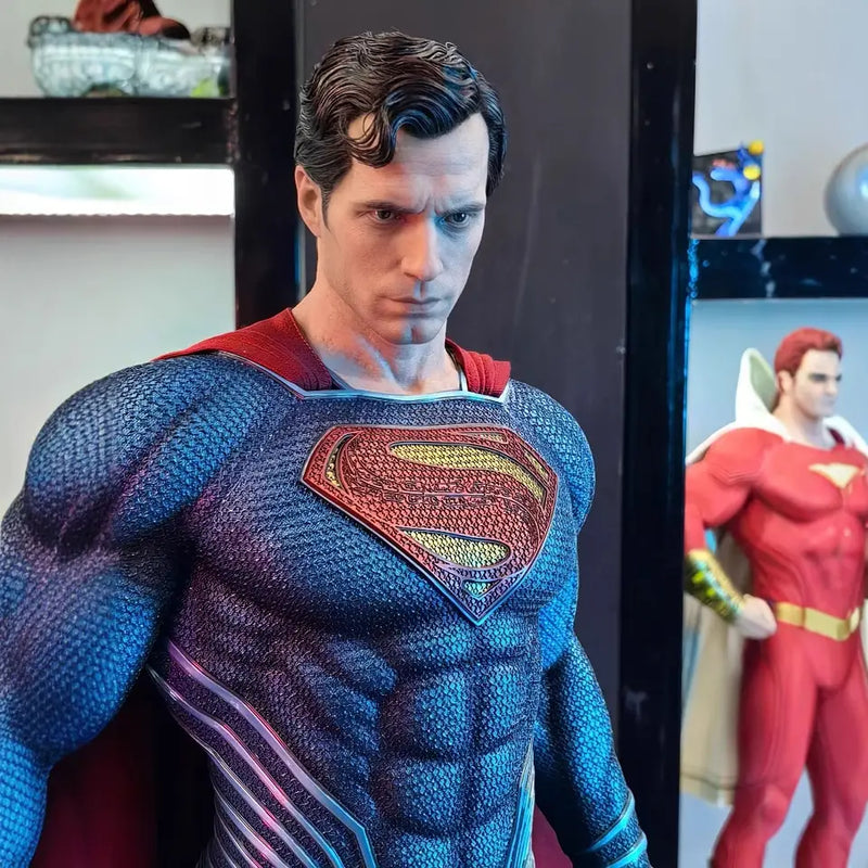 DC Justice League Superman Cold Cast Resin Hand Painted Statue Collectible