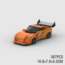 MOC City Racing Supercar Building Blocks R34 RX7 Supra Model