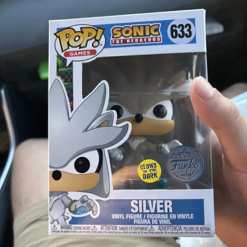 Funko Pop Sonic the Hedgehog Silver Collectible Vinyl Figure Toy
