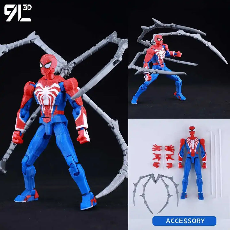 Superman and Batman Action Figure Poseable Collectible Hero Toy