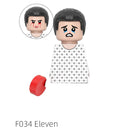 Upside Down Kids Action Figure Building Blocks Assembly Toy